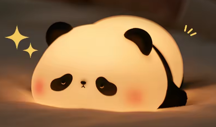 Lampara de noche panda